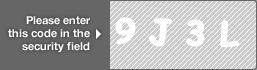 captcha code for visual authentication  number 9 letter J number 3 letter L