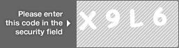captcha code for visual authentication  letter X number 9 letter L number 6