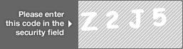 captcha code for visual authentication  letter Z number 2 letter J number 5
