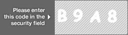 captcha code for visual authentication  letter B number 9 letter A number 8