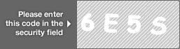 captcha code for visual authentication  number 6 letter E number 5 letter S