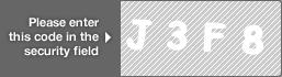 captcha code for visual authentication  letter J number 3 letter F number 8