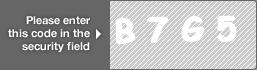 captcha code for visual authentication  letter B number 7 letter G number 5