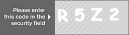 captcha code for visual authentication  letter R number 5 letter Z number 2