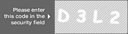 captcha code for visual authentication  letter D number 3 letter L number 2