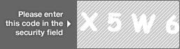 captcha code for visual authentication  letter X number 5 letter W number 6