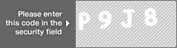 captcha code for visual authentication  letter P number 9 letter J number 8