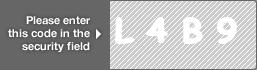 captcha code for visual authentication  letter L number 4 letter B number 9