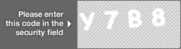 captcha code for visual authentication  letter Y number 7 letter B number 8