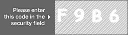 captcha code for visual authentication  letter F number 9 letter B number 6