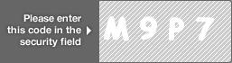 captcha code for visual authentication  letter M number 9 letter P number 7
