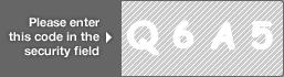 captcha code for visual authentication  letter Q number 6 letter A number 5