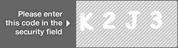 captcha code for visual authentication  letter K number 2 letter J number 3