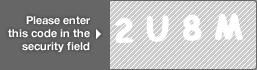 captcha code for visual authentication  number 2 letter U number 8 letter M