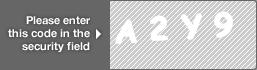 captcha code for visual authentication  letter A number 2 letter Y number 9