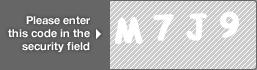 captcha code for visual authentication  letter M number 7 letter J number 9