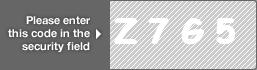 captcha code for visual authentication  letter Z number 7 letter G number 5