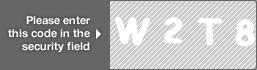 captcha code for visual authentication  letter W number 2 letter T number 8
