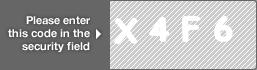 captcha code for visual authentication  letter X number 4 letter F number 6
