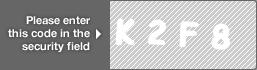 captcha code for visual authentication  letter K number 2 letter F number 8