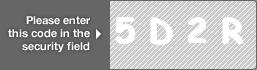 captcha code for visual authentication  number 5 letter D number 2 letter R