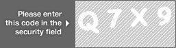 captcha code for visual authentication  letter Q number 7 letter X number 9