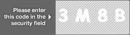 captcha code for visual authentication  number 3 letter M number 8 letter B