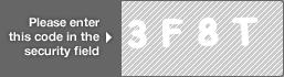 captcha code for visual authentication  number 3 letter F number 8 letter T