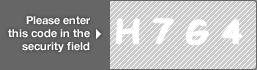 captcha code for visual authentication  letter H number 7 letter G number 4