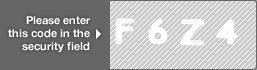 captcha code for visual authentication  letter F number 6 letter Z number 4