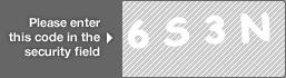 captcha code for visual authentication  number 6 letter S number 3 letter N
