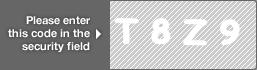 captcha code for visual authentication  letter T number 8 letter Z number 9